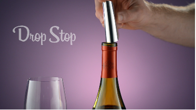 WineDisc The Original - Drop Stopping Flexible Pour Spout (10)  Silver: Wine Pourers: Home & Kitchen